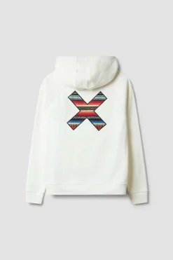 SUDADERA CON CAPUCHA CLASSIC BLANCO ROTO