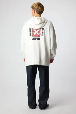 SUDADERA CON CAPUCHA FOAM BLANCO ROTO