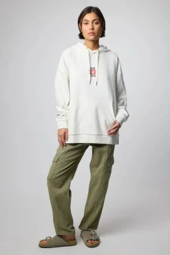 SUDADERA CON CAPUCHA FOAM BLANCO ROTO