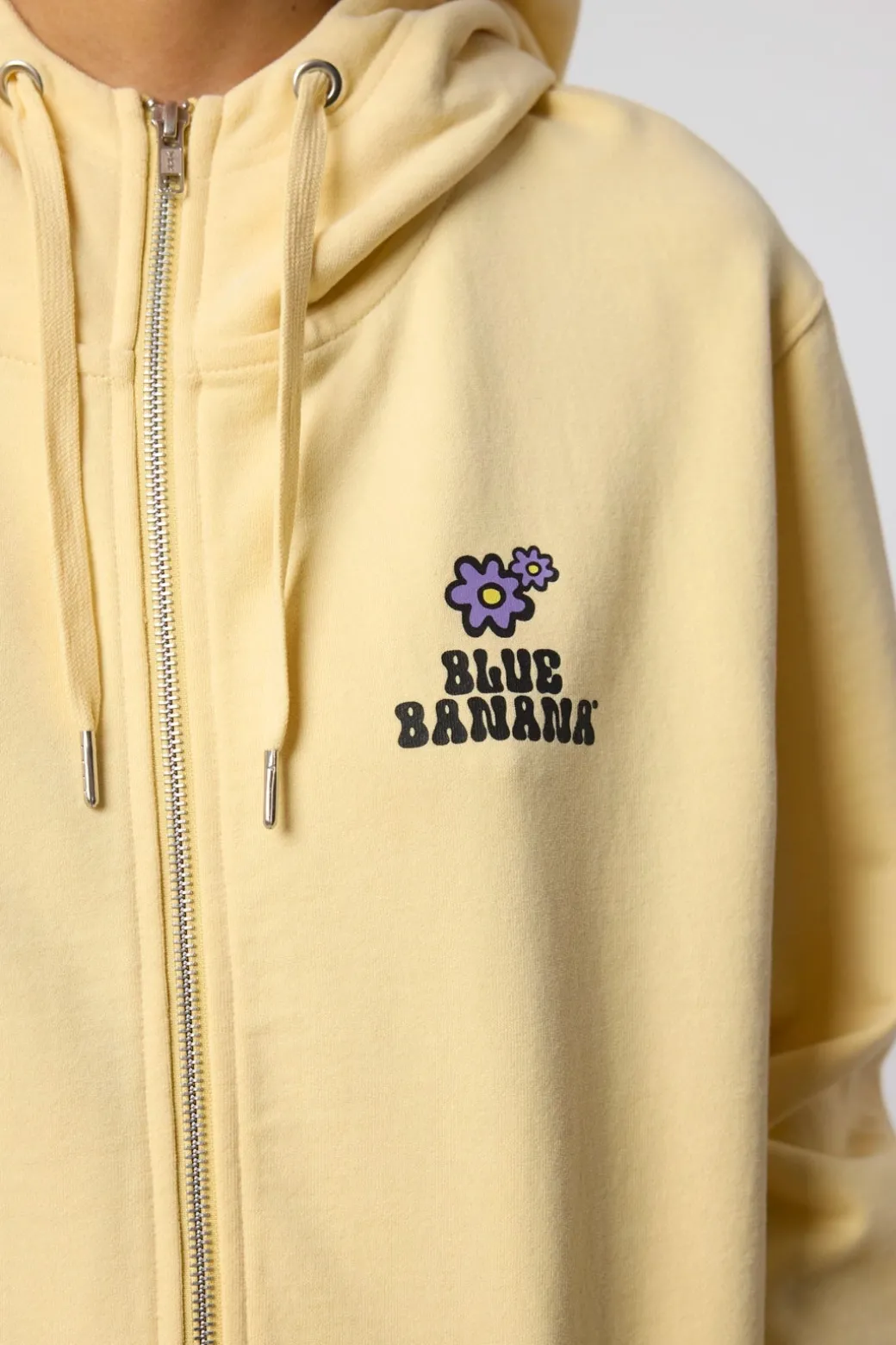 SUDADERA CON CAPUCHA FULL ZIP HARDY LIGHT YELLOW