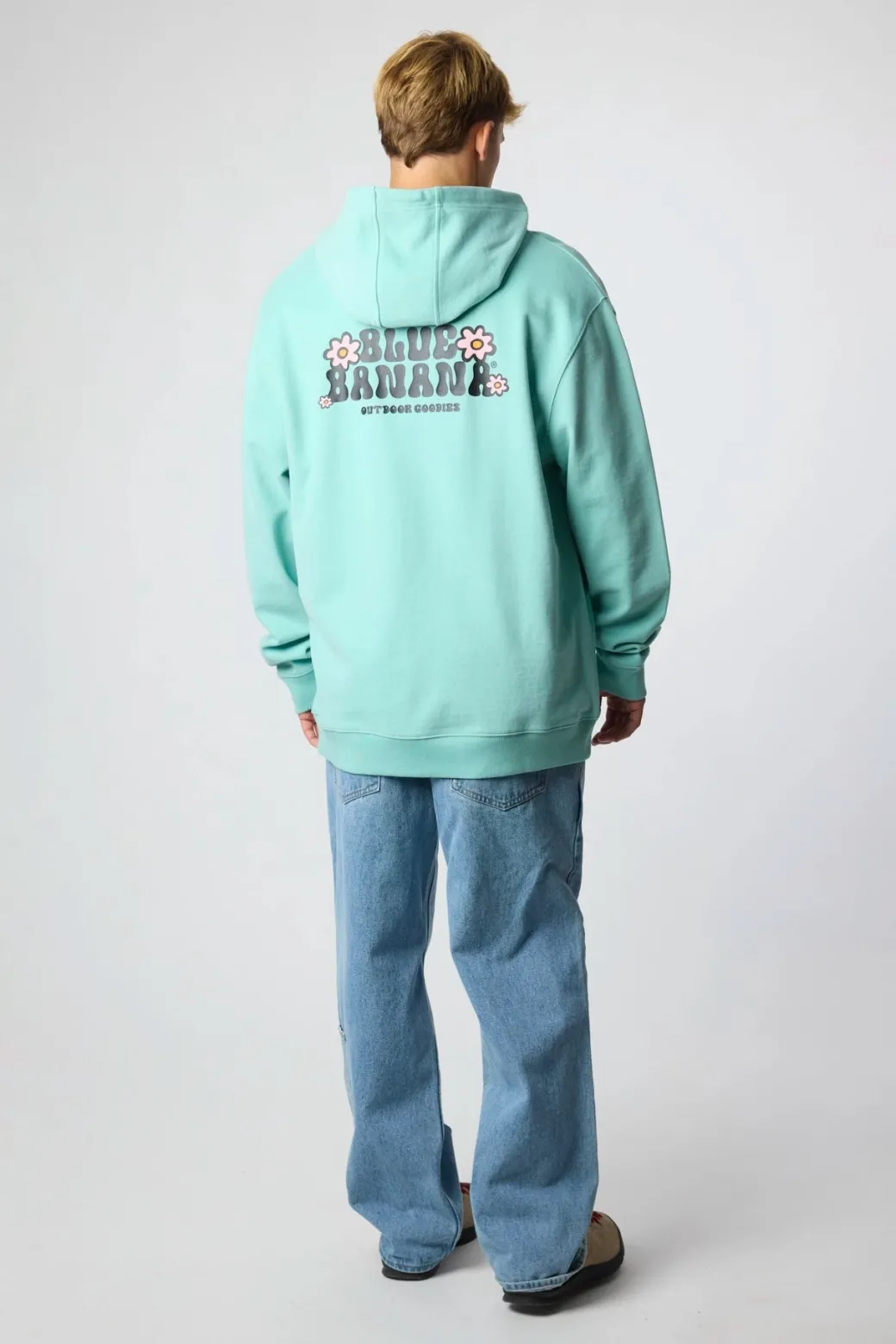 SUDADERA CON CAPUCHA FULL ZIP HARDY ACQUA