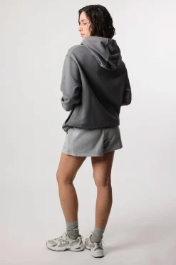 SUDADERA CON CAPUCHA ICONIC ASH