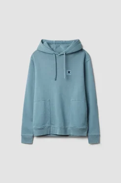 SUDADERA CON CAPUCHA ICONIC SKY BLUE