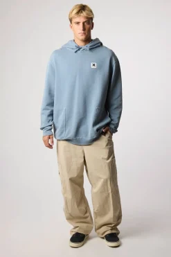 SUDADERA CON CAPUCHA ICONIC SKY BLUE