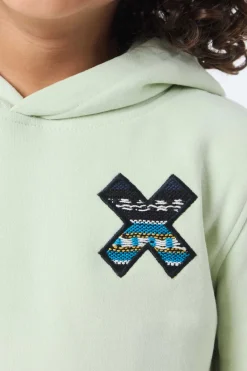 SUDADERA CON CAPUCHA KIDS CLASSIC PISTACHO