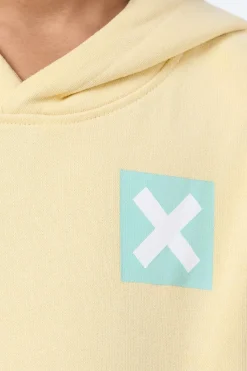 SUDADERA CON CAPUCHA KIDS NATURE LIGHT YELLOW