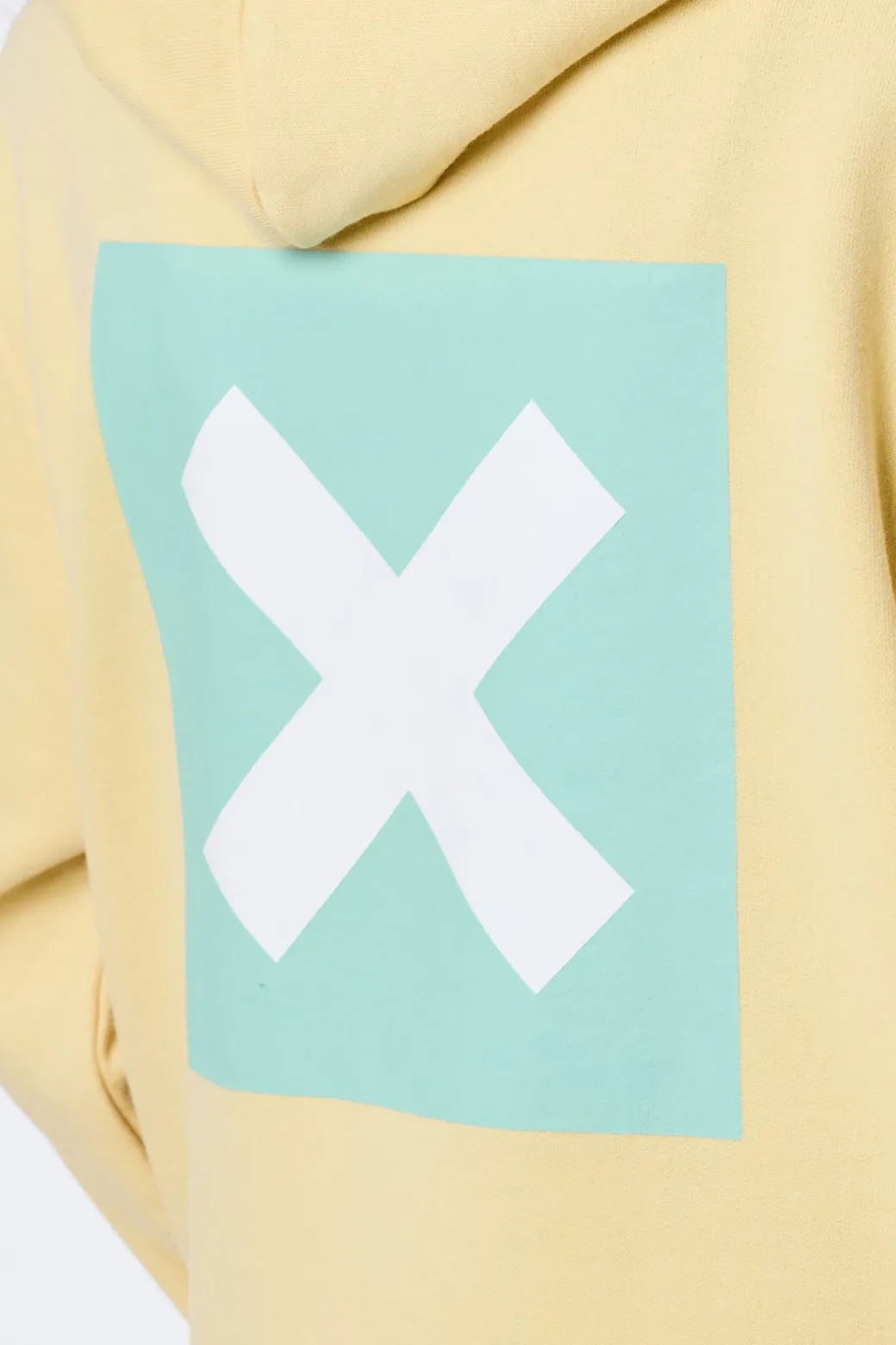 SUDADERA CON CAPUCHA KIDS NATURE LIGHT YELLOW