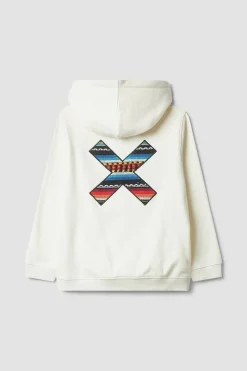 SUDADERA CON CAPUCHA KIDS CLASSIC BLANCO ROTO