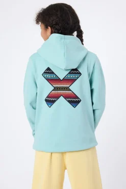 SUDADERA CON CAPUCHA KIDS CLASSIC ACQUA