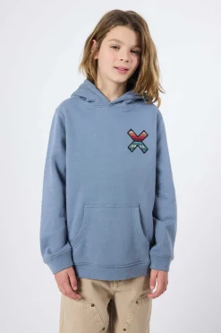 SUDADERA CON CAPUCHA KIDS CLASSIC SKY BLUE