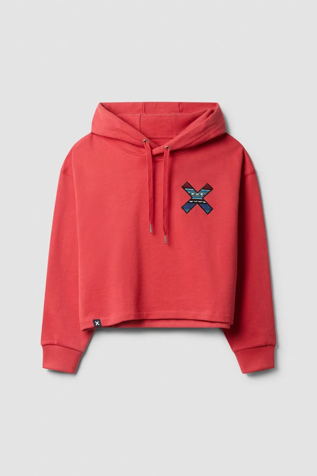 SUDADERA CON CAPUCHA MUJER CLASSIC ROJA