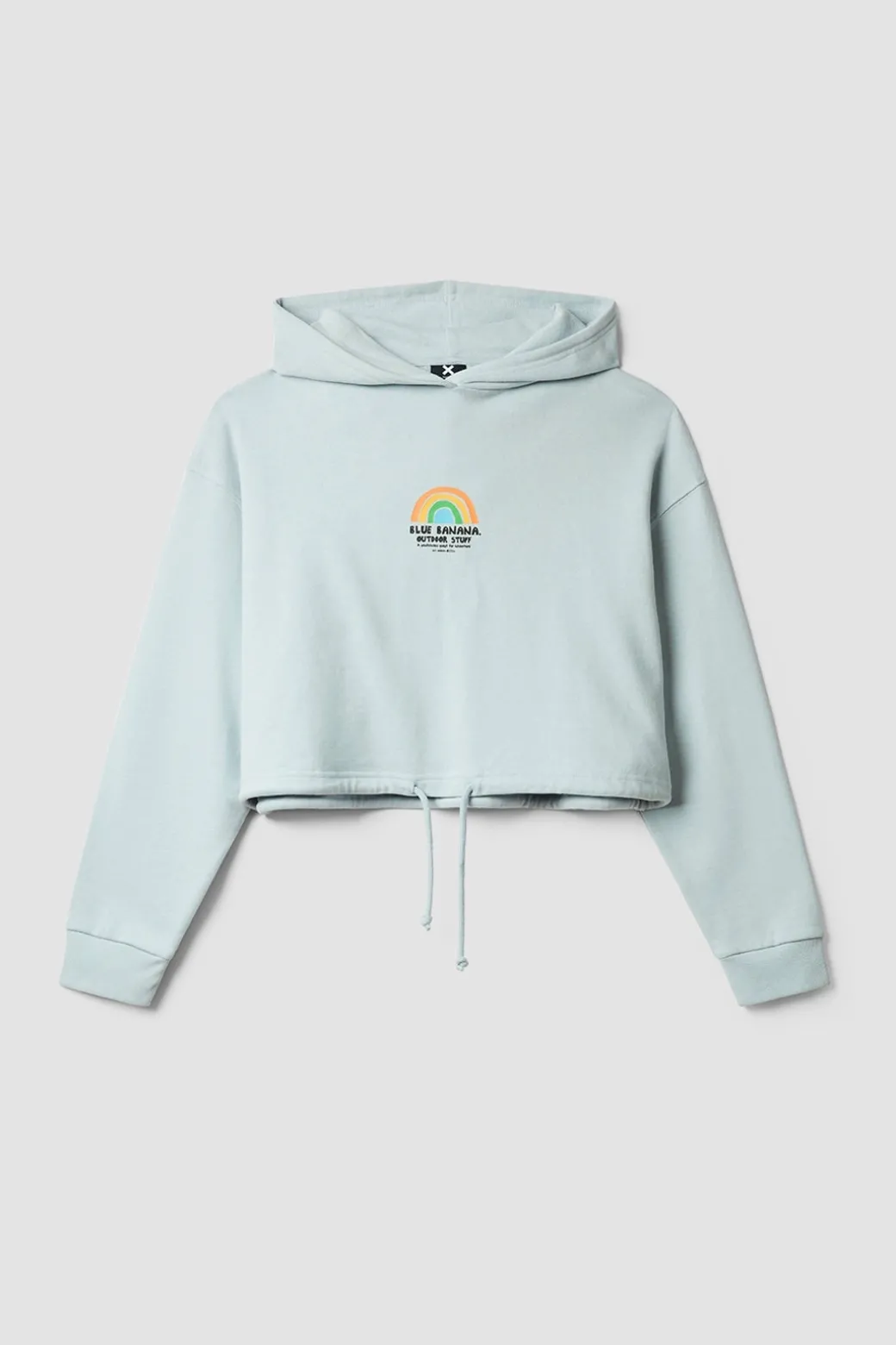 SUDADERA CON CAPUCHA MUJER RAINBOW ICE BLUE