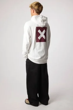 SUDADERA CON CAPUCHA NATURE BLANCA