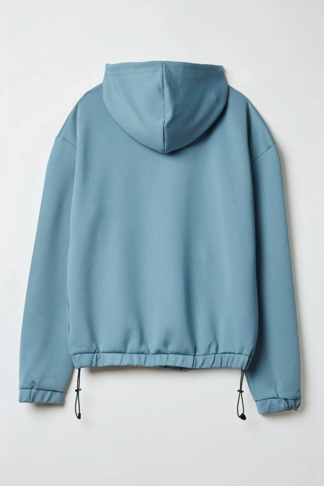 SUDADERA CON CAPUCHA TECH LIGHT BLUE