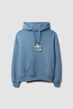 SUDADERA CON CAPUCHA WIPEOUT SKY BLUE