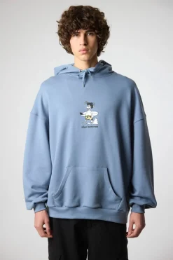 SUDADERA CON CAPUCHA WIPEOUT SKY BLUE