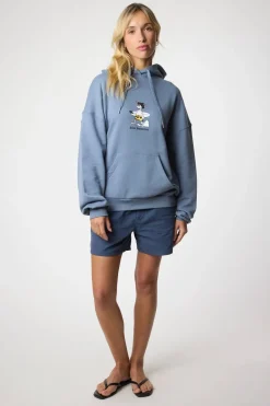 SUDADERA CON CAPUCHA WIPEOUT SKY BLUE
