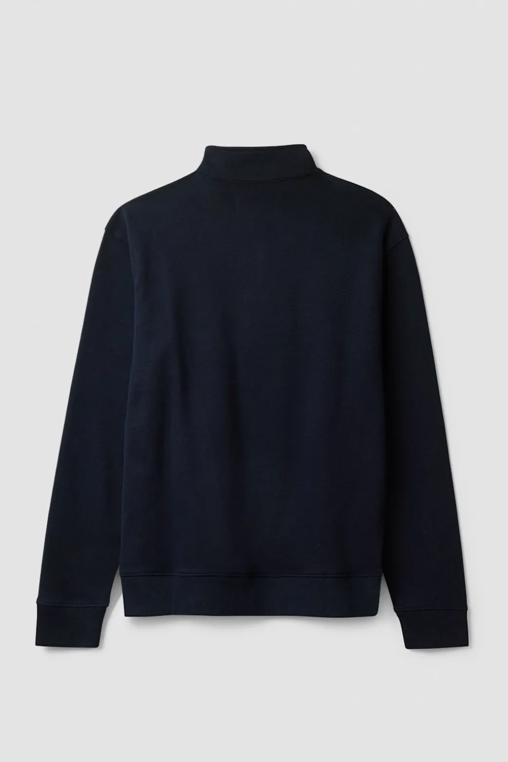 SUDADERA HALF ZIP BANK AZUL MARINO
