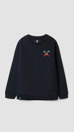SUDADERA KIDS CLASSIC AZUL MARINO