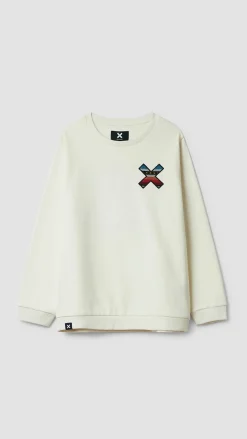SUDADERA KIDS CLASSIC BLANCO ROTO