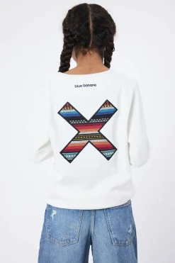 SUDADERA KIDS CLASSIC BLANCO ROTO