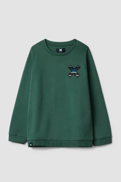 SUDADERA KIDS CLASSIC TREKKING GREEN