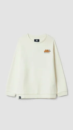 SUDADERA KIDS FORECAST BLANCO ROTO