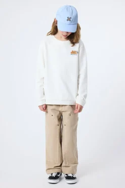 SUDADERA KIDS FORECAST BLANCO ROTO