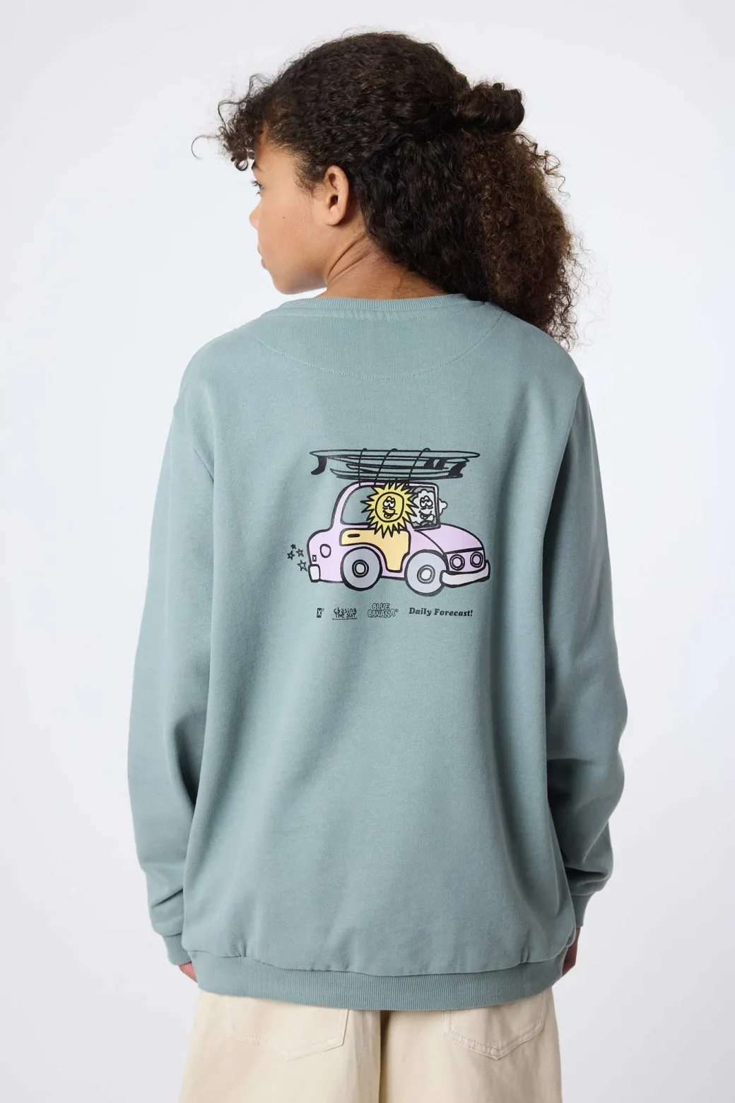 SUDADERA KIDS FORECAST MENTA