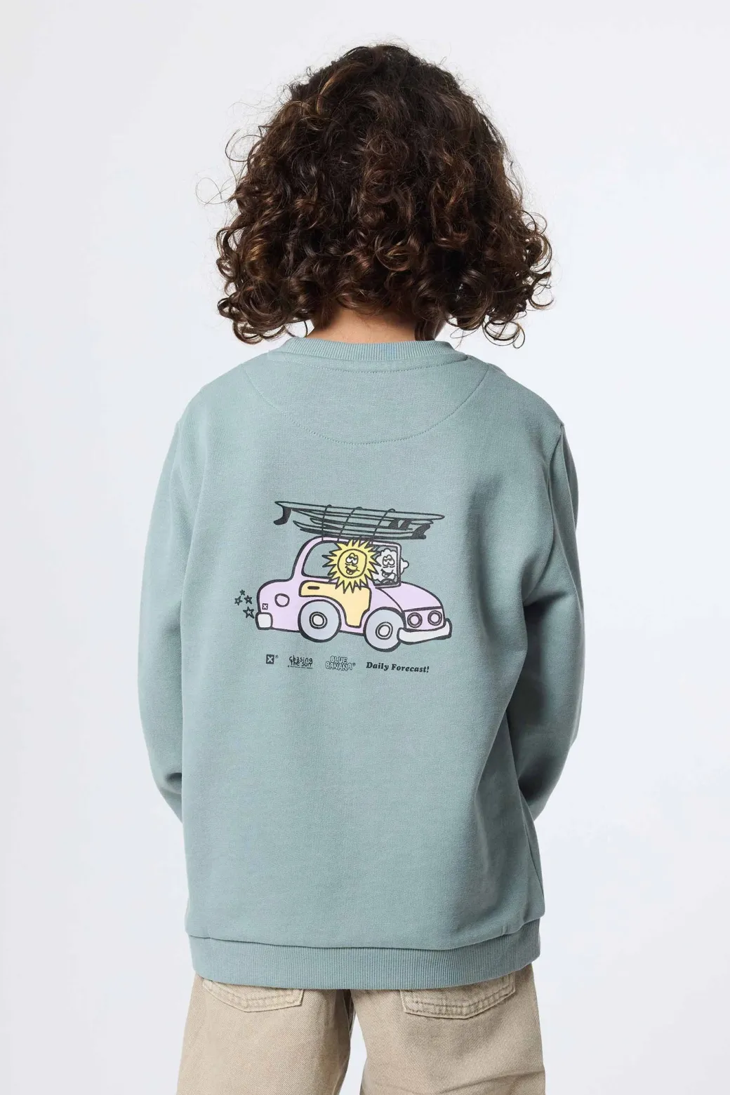 SUDADERA KIDS FORECAST MENTA