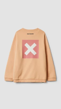 SUDADERA KIDS NATURE APRICOT