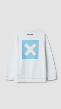 SUDADERA KIDS NATURE BLANCA