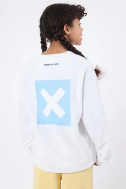 SUDADERA KIDS NATURE BLANCA