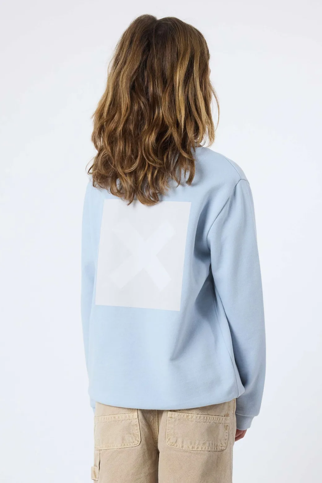 SUDADERA KIDS NATURE ICE BLUE