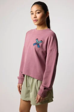 SUDADERA MUJER CLASSIC BERRY