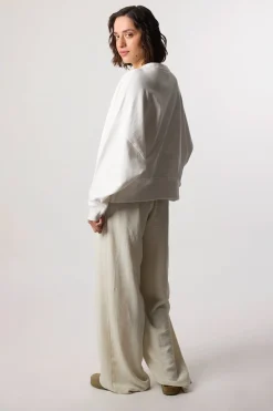 SUDADERA MUJER CLEAN BLANCA