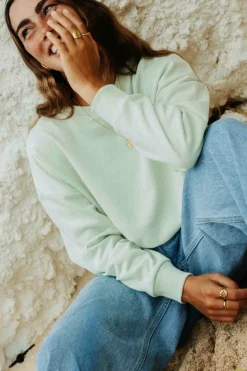 SUDADERA MUJER NATURE PISTACHO