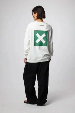 SUDADERA NATURE BLANCO ROTO