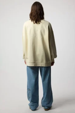 SUDADERA REEF CREMA