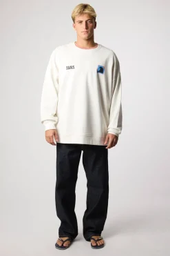 SUDADERA SWING BLANCO ROTO