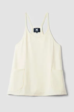 VESTIDO CORTO MUJER POPPY CREMA